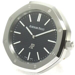 AUDEMARS PIGUET Royal Oak 50th Anniversary Table Clock Navy Dial Quartz_862436